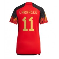Belgium Yannick Carrasco #11 Replica Home Shirt Ladies World Cup 2022 Short Sleeve